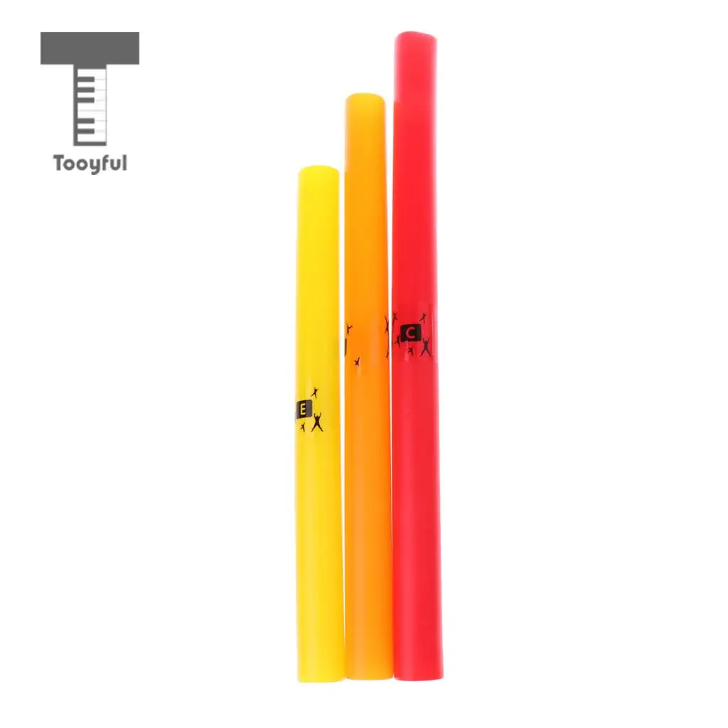 Дешево Tooyful Изысканный красочный 8 тонов C основные диатонические весы набор ударный инструмент трубы музыкальные игрушки для детей подарок