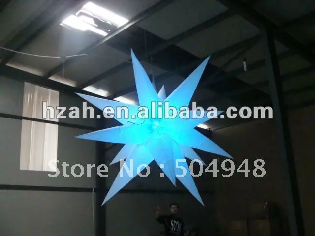 цены 2016 Inflatable Star Decoration With Led Light