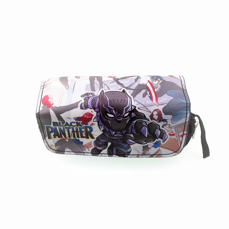 

Cartoon Double Wallet Pencil Box Zipper Zero Purse