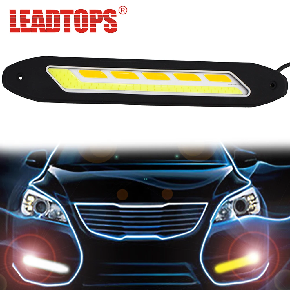 LEADTOPS 2 шт. гибкий боковой светильник с поворотниками водонепроницаемый