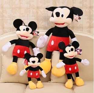 Плюшевые игрушки с Микки Маусом 30 см одна пара для детей 2 шт./лот|minnie doll|toys minnieplush