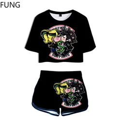 Venta Caliente de Hongos Riverdale Serpientes Southside Impresos en 3D de Manga Corta Conjunto de 2 Piezas Trajes de Mujer Traje de Atletismo Riverdale Venta Caliente de Hongos Riverdale Serpientes Southside Impresos en 3D de Manga Corta Conjunto de 2 Piezas Trajes de Mujer Traje de Atletismo Riverdale
