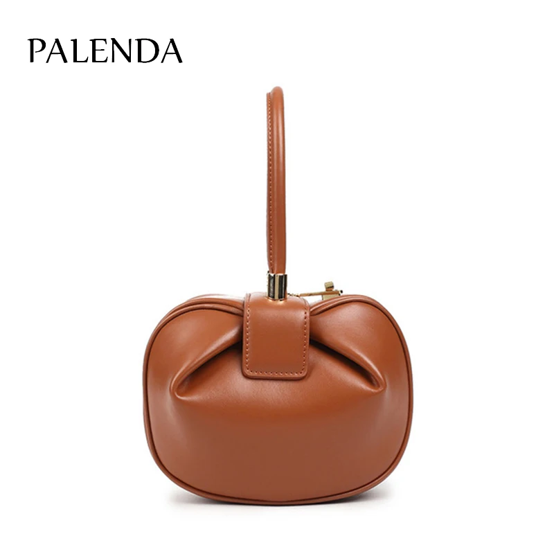 

2018 new women split leather split leather totes fashion handbag 6 color hobos sharp bag 2 size