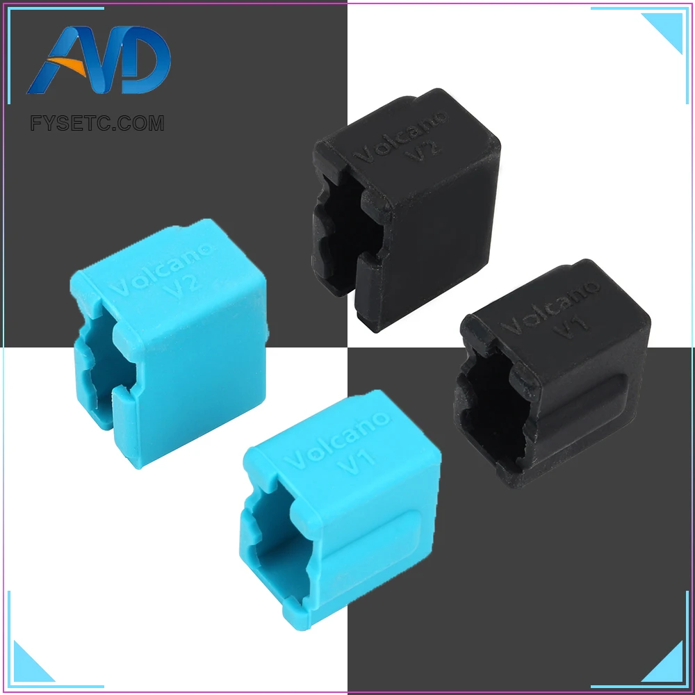 بركان سيليكون جورب أسود أزرق بركان ساخنة كتلة J-رئيس Hotend بودين/مباشرة الطارد كتلة غطاء 3D طابعة جزء بركان سيليكون جورب أسود أزرق بركان ساخنة كتلة J-رئيس Hotend بودين/مباشرة الطارد كتلة غطاء 3D طابعة جزء