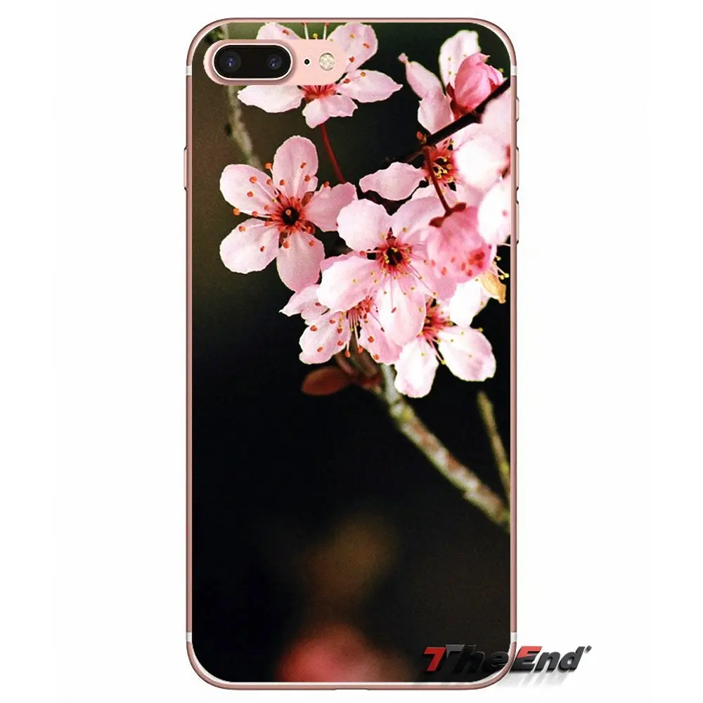 Сакура цветок Япония вишни чехол для Huawei G7 G8 Ascend P7 P8 P9 Lite Honor 4C 5X 5C 6X Mate 7 8 9 Y3 Y5 Y6 II