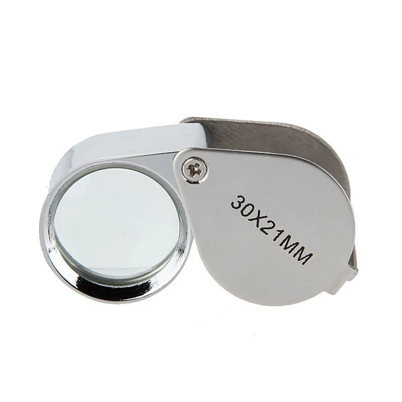 

magnifying glass 30x 30x21mm Loupe Magnifier Magnifying Triplet Jewelers Eye Glass Jewelry Diamond Worldwide store