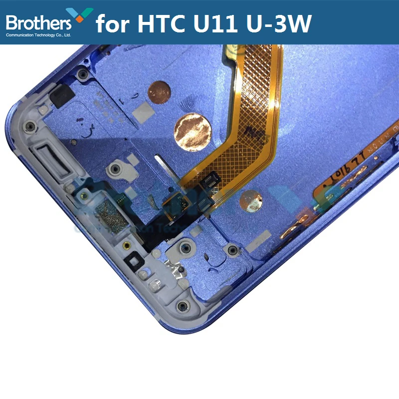 Najtaniej Ekran LCD do HTC U11 U 3W wyświetlacz LCD z ramką przycisk dotykowy Digitizer do HTC U11 montaż LCD 5.5 wymiana góry