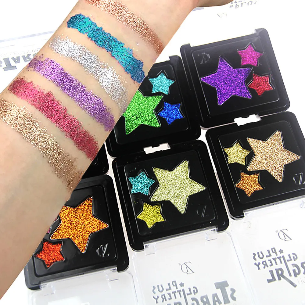

Cute Little Star 3 Color Professional Matte Pearl Eyeshadow To Create A Daily Makeup Is Not Blooming Maquillage Palette#YL9