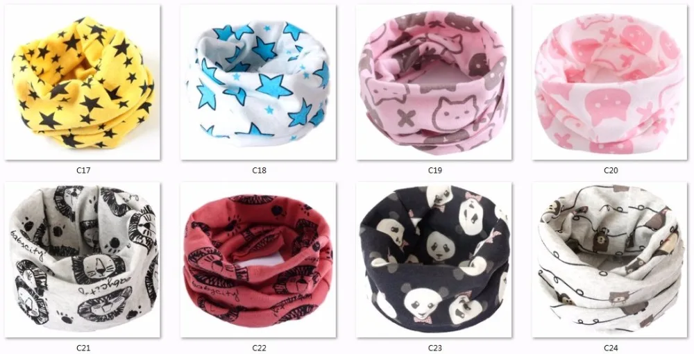 Spring Scarf for Baby Girls Children Scarf Collar Boys Kids Thick Warm Neck Scarves Baby Ring Scarf Autumn Winter Neckchief