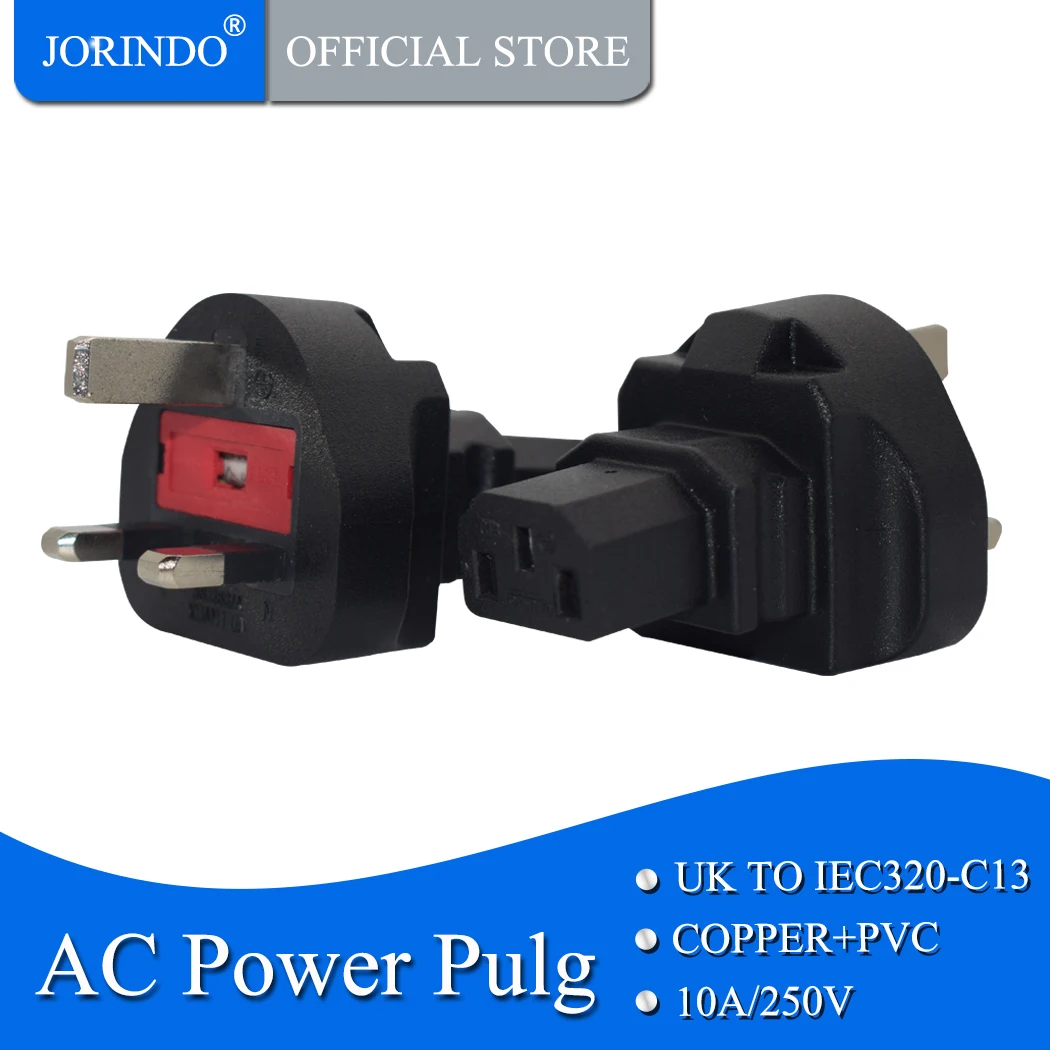 Адаптер переменного тока с 3 зубцами на IEC320 C13 10 А/250 В | Электроника
