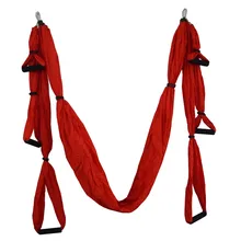 16 color Strength Decompression yoga Hammock Inversion Trapeze Anti Gravity Aerial Traction Yoga Gym strap yoga