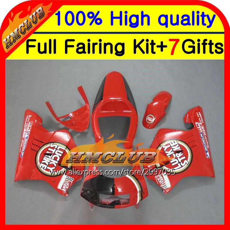 Корпус для HONDA NSR250R Lucky Strike MC21 PGM3 90-93 14HM NSR250 R красный белый 90 91 92 93 NSR 250R 1990 1991 1992 1993