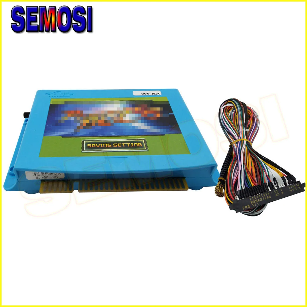 

999 in 1 Game 5S Multi Game Jamma Board CGA / VGA Output Arcade Video Games with 28Pin Jamma Harness Support LCD and CRT