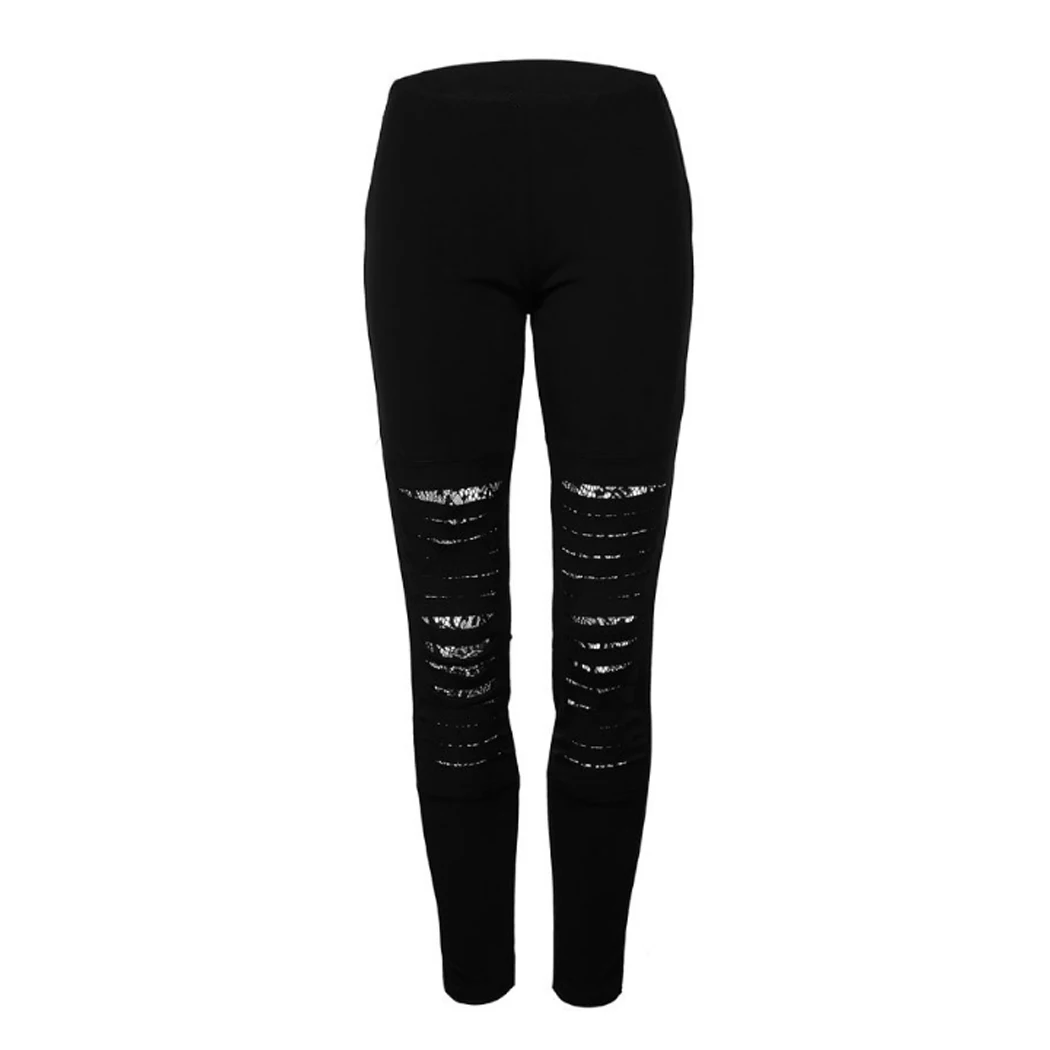 Buy Sexy Hole Black Leggings Women Fashion Summer