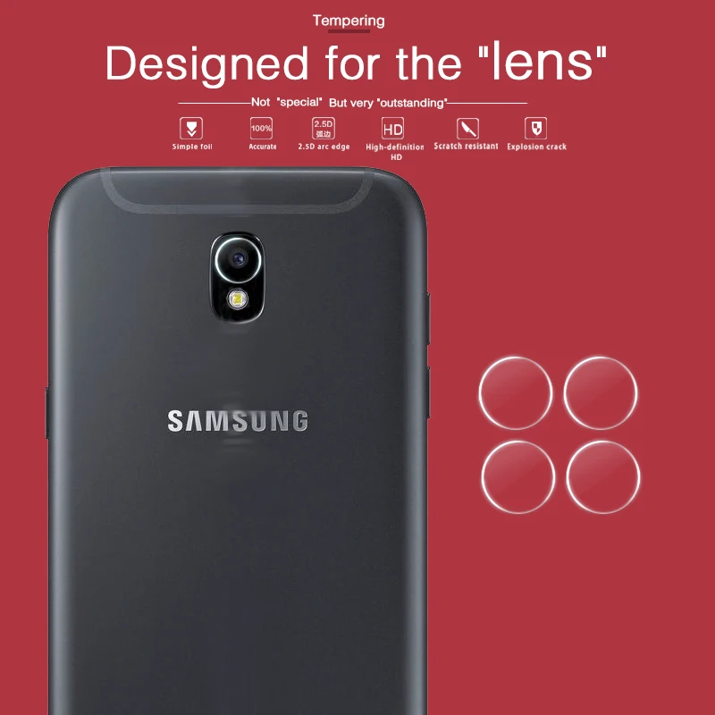 HD Задняя камера Объектив Закаленное стекло пленка для Samsung Galaxy J5 J2 Pro J1 Mini Prime J4 2018 J6