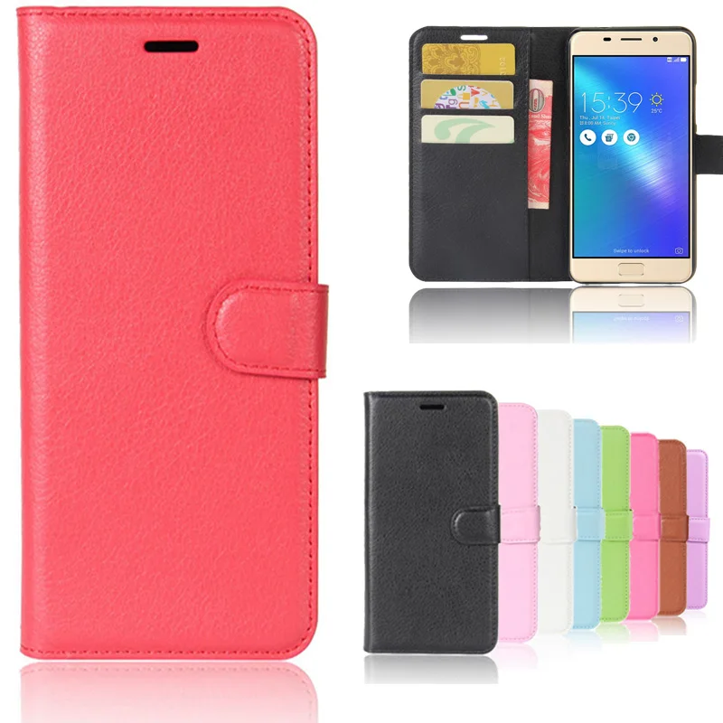 

For Asus Zenfone 3S Max ZC521TL Case Asus X00GD Case 5.2 PU Leather Wallet Cover Phone Case For Asus Zenfone 3S Max ZC521TL Flip