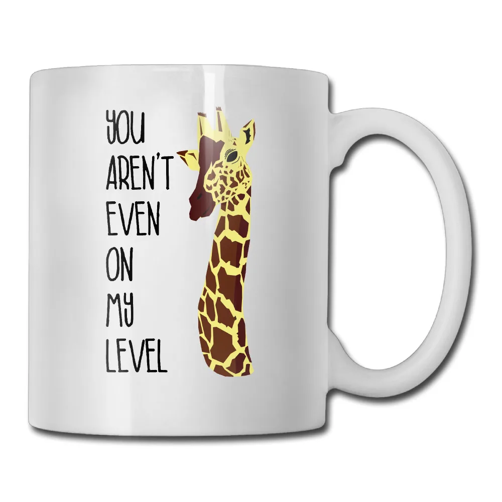You Aren't Even On My Level coffee mug colorful men tazas ceramic tumbler caneca tea Cups | Дом и сад