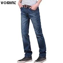 Бренд Vomint, мужские джинсы, брюки, темные джинсы, повседневные рваные джинсы для мужчин, эффект потертости, джинсы высокого качества, мужские джинсы
