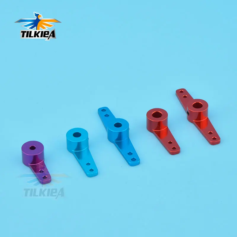 

Rc Car/Boat Metal Steering Arm Aluminum Alloy Colorful Single/Dual Arm 3mm 4mm 5mm RC Model Boat Servo Roker Arms Rudder Parts