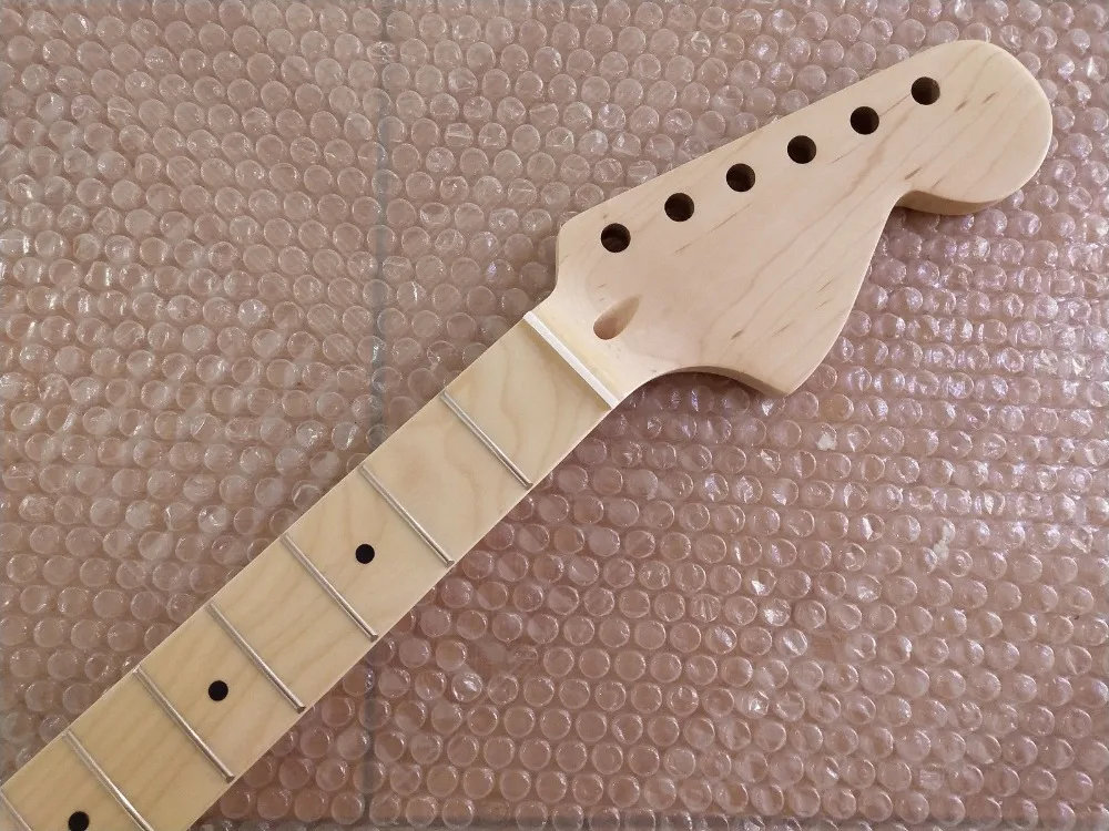 Large headstock Guitar Neck Replacement 22 Fret Maple for ST style
