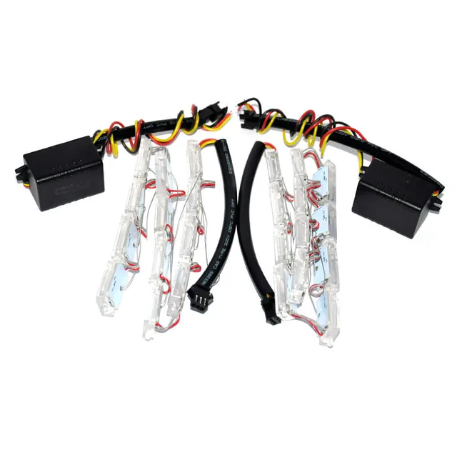 LED Headlight Flasher DRL Amber Turn Signal Lights For Kia Rio K2 3