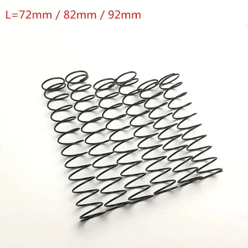 

1Pair Vibration-proof Spring Shock Absorber Spring Length 72mm/82mm/92mm Spare Parts for RC Model Simulated Crawler Cars