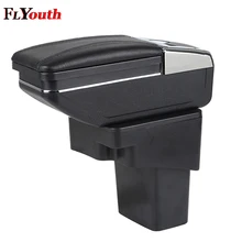 Car Armrest Box For Hyundai Solaris Verna Grand Avega 2010-2016 Central Store Content Box With Cup Holder Ashtray Car Accessory armrest box for hyundai solaris 2 2017 central console arm store content box cup holder ashtray with rise and down function part