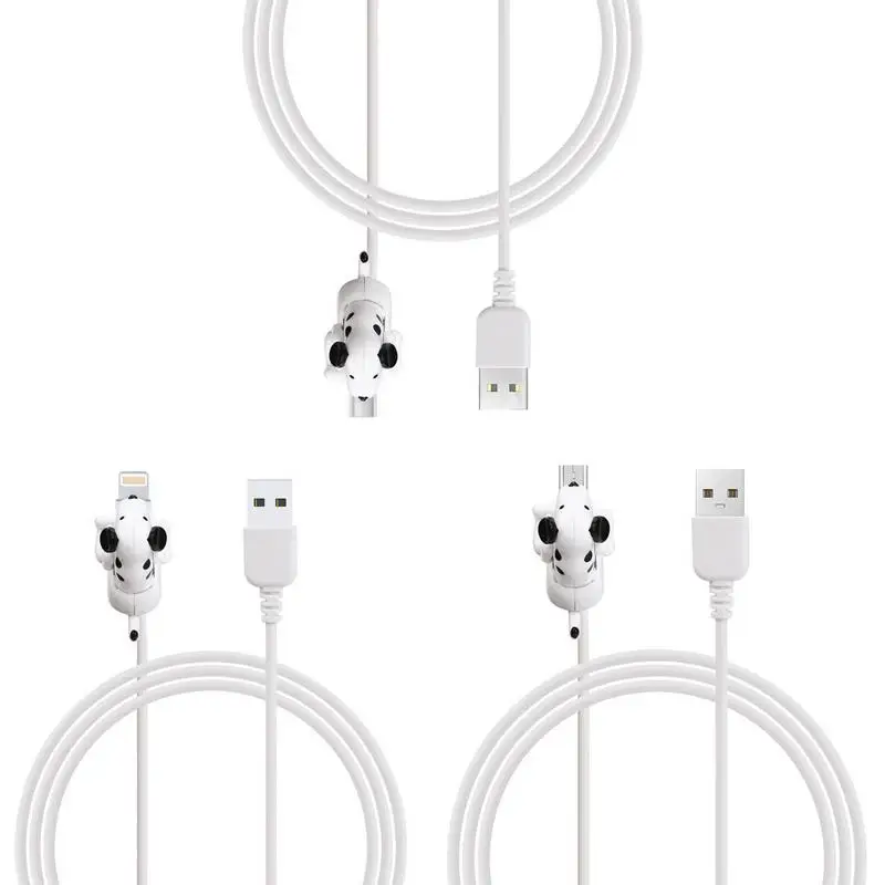 

Rogue Dog USB Cable Dog Charging Cable For Android IOS USB Innovative Interesting Stray Dog Data Line