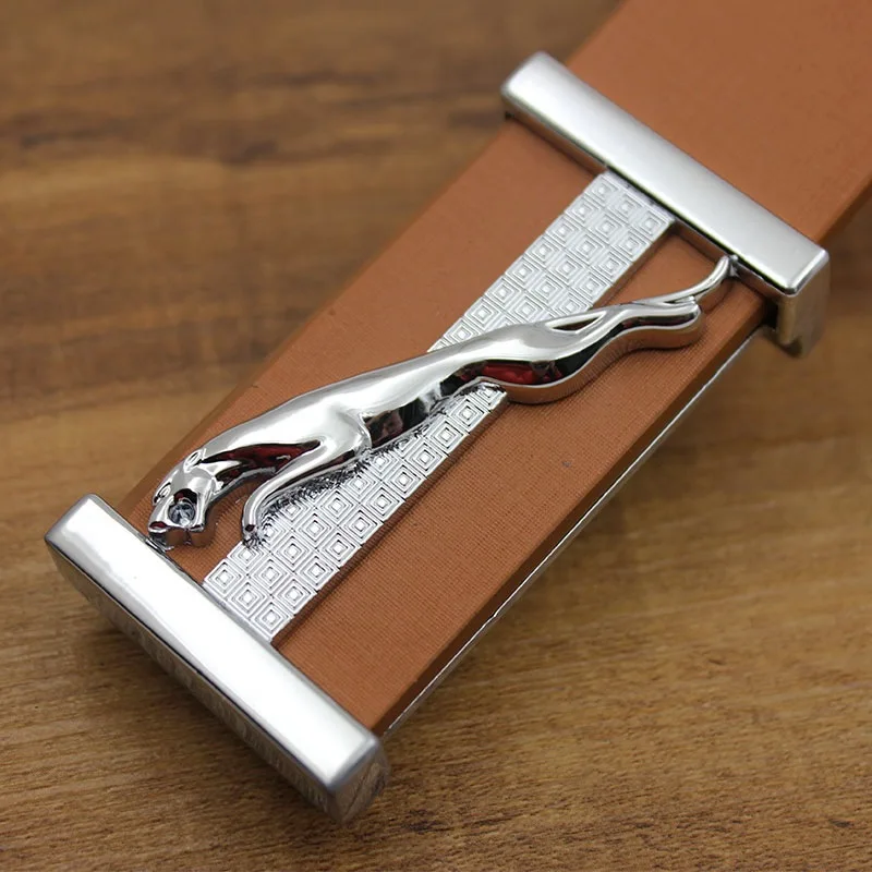 

Men's Belt Korean Edition White Smooth Button Hundred Ladies with Young Students'Alphabetic Belts Men Accessories Boys