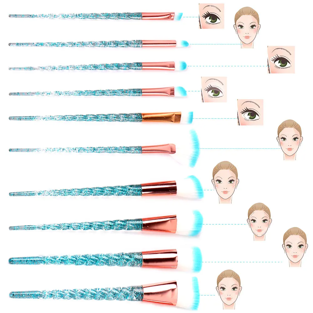 Dighealth-10pcs-Unicorn-Makeup-Brushes-Set-Crystal-Spiral-Handle-Foundation-Blending-Powder-Crease-Make-Up-Brush (1)