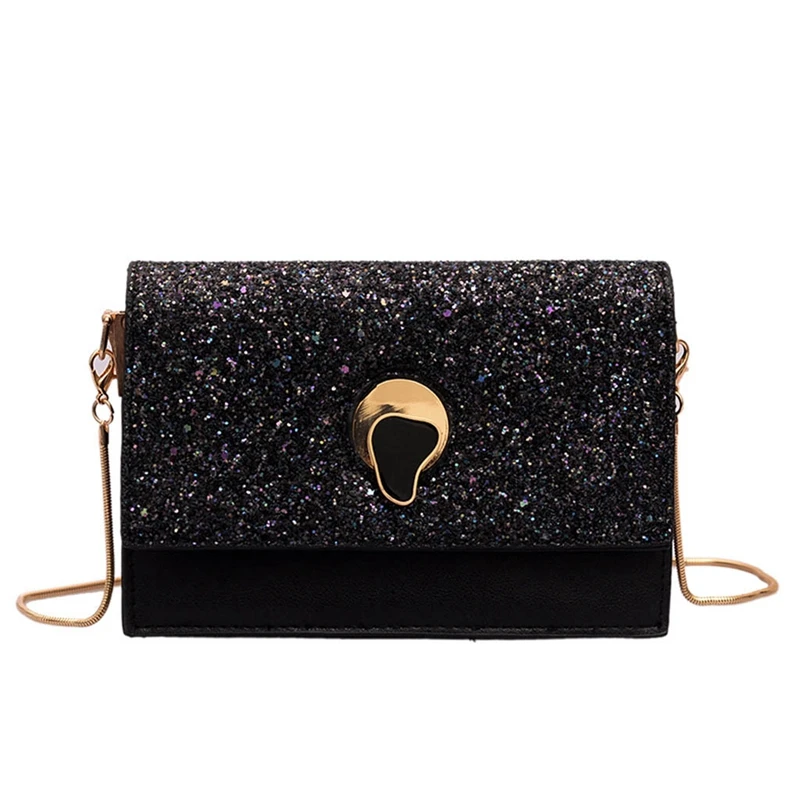 

BEAU-Mini Small Square Bag Shoulder Bag Flash Party Banquet Chain Bag Wallet Fashion Diagonal Package