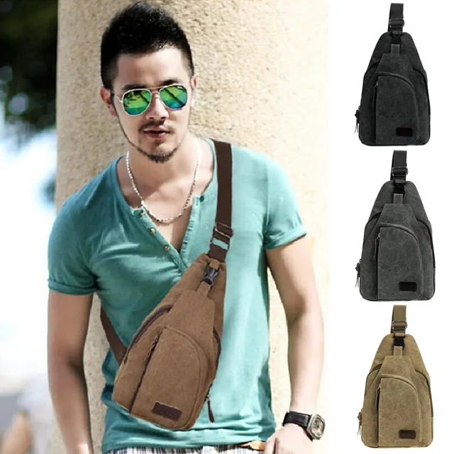 2016 Men handBags Fashion Retro Canvas Satchel Cycling Shoulder Bag ...