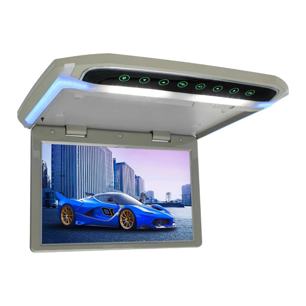 

10.1 Inch Car Monitor Roof Mount Car LCD DVD Monitor Flip Down monitor Overhead Multimedia Video Player Roof mount Display