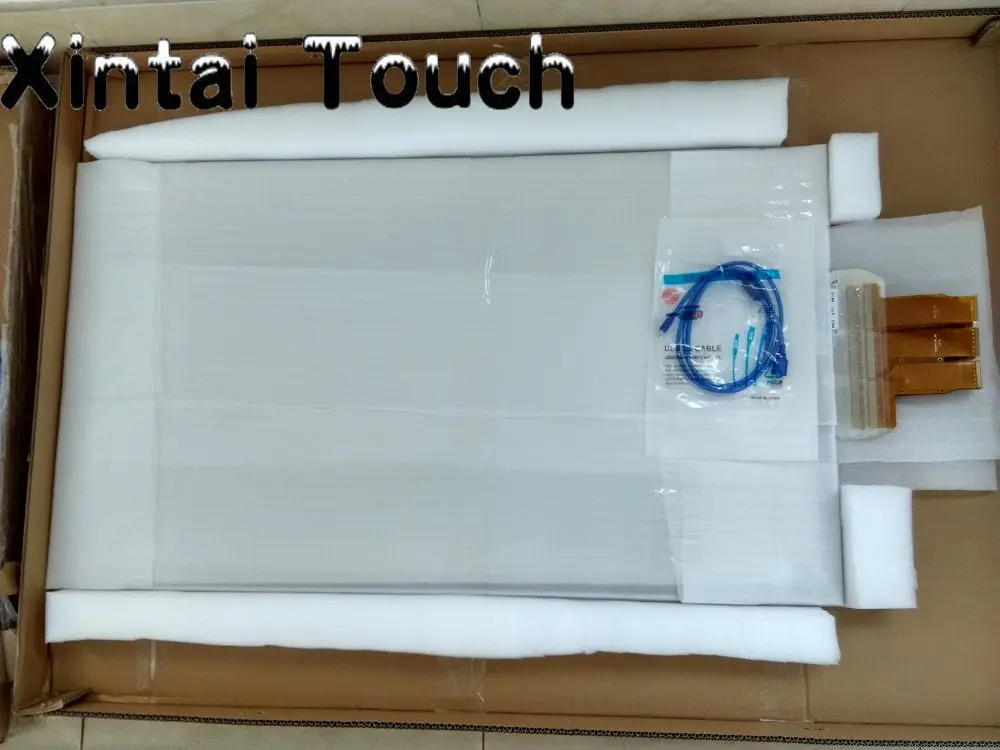 Xintai Touch 2 дюймов балла сенсорный 80 дюймов интерактивный сенсорный экран накладка фольги пленка через стекло Окно Магазин/пленка боковой хвост