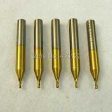 2,0 мм титановый концевой фреза для Вертикальный Станок для нарезки ключей запчасти слесарные инструменты фрезы сверла сталь сверла 5 шт./партия