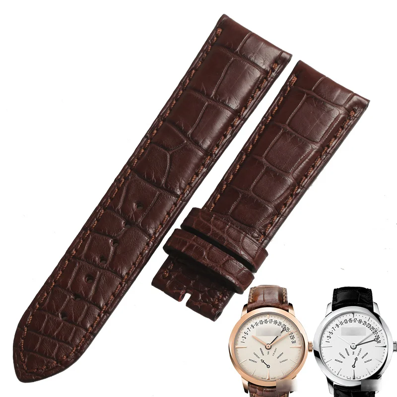 

WENTULA watchanbands for VacheronConstantinPATRIMONY VC 87172 81180 1110U/000R-B085 leather strap Genuine Leather man