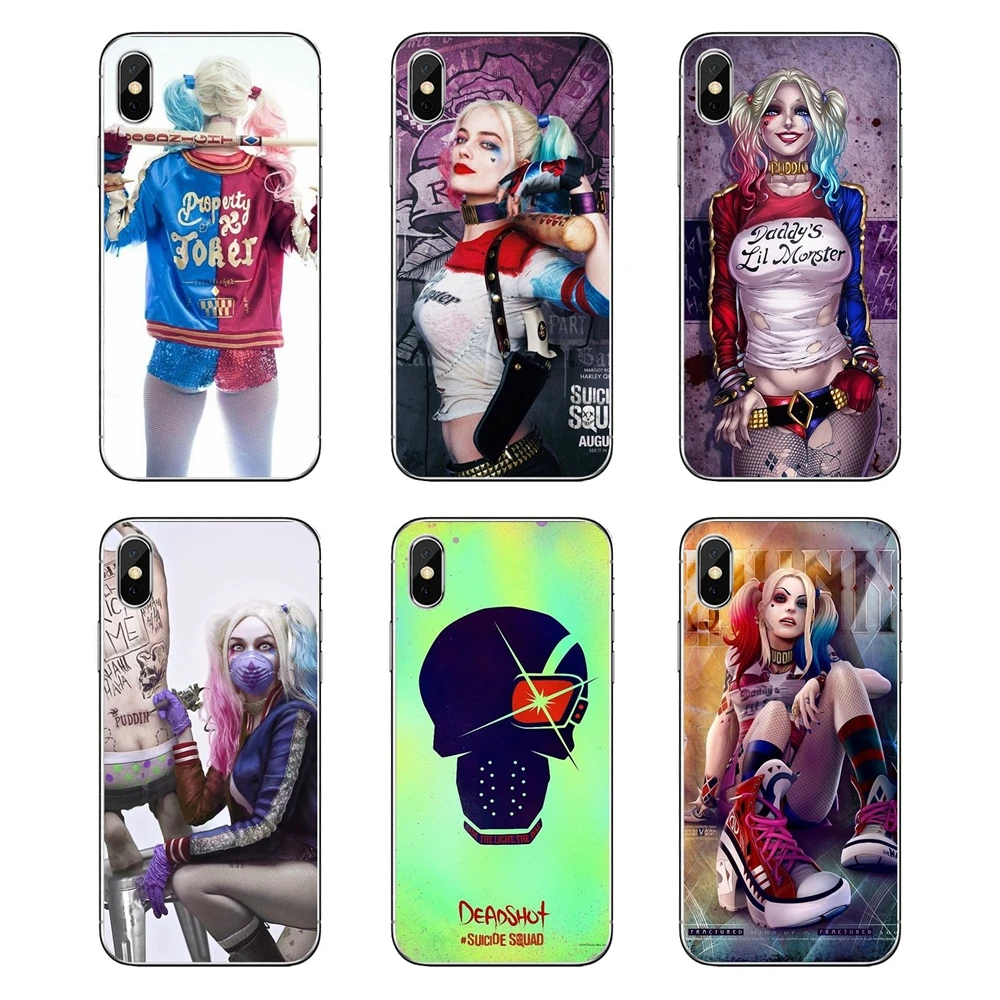 

For Huawei Honor 8 8C 8X 9 10 7A 7C Mate 10 20 Lite Pro P Smart Plus Silicone Case Suicide Squad Harley Quinn Joker Movie Poster