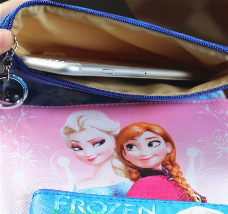 Disney Симпатичные Замороженные школьный кошелек пенал детский мультфильм большая емкость Принцесса Эльза и Анна Карандаш сумка