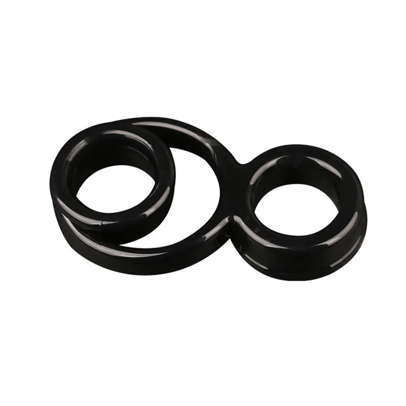 Silicone pênis anel triplo-anel cockring escroto anéis adulto ejaculação atraso brinquedos sexuais prolongar produtos para homem masculino