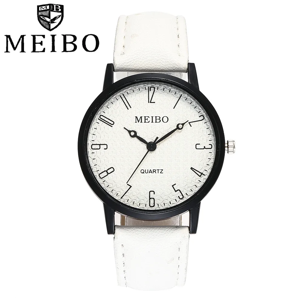 MEIBO Beautiful Fashion Simple belt watch ladies Watch Stylish Leather Belt Strap Analog Quartz Watch For 2018 Women Clock MEIBO Beautiful Fashion Simple belt watch ladies Watch Stylish Leather Belt Strap Analog Quartz Watch For 2018 Women Clock