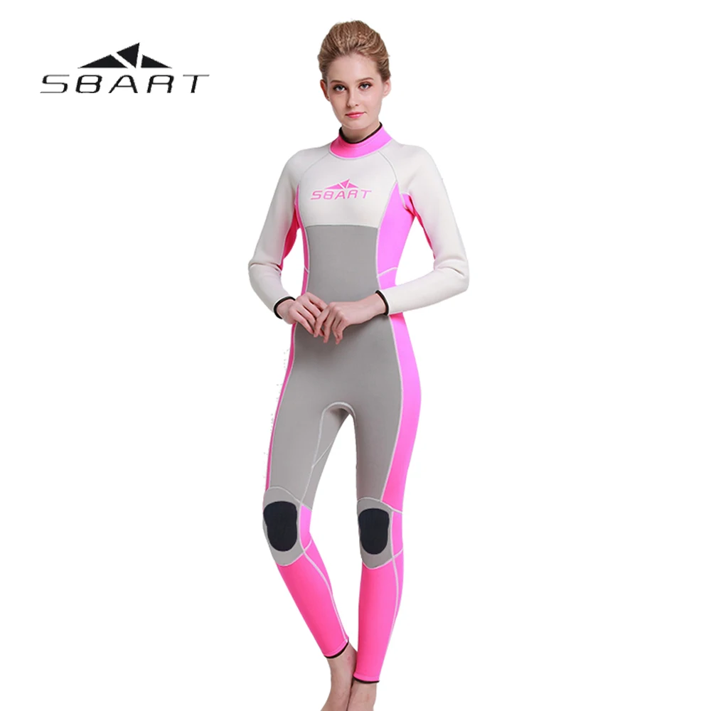 NEW SBART Women Scuba Diving Wetsuit One Pieces Suit Surfing Snorkeling