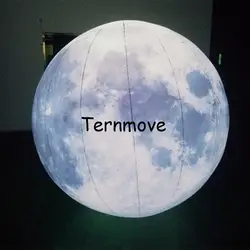 Надувные светильники под заказ размер Луна/2,5 м гигантский луна шар свет/надувная Сфера планеты Форма Воздушные шары для украшения