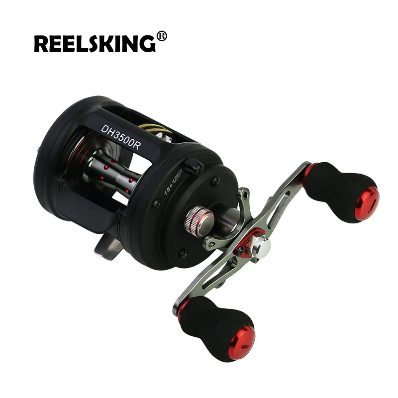 Цельнометаллическая синхронная направляющая REELSKING 6 3: 1 для морской рыбалки