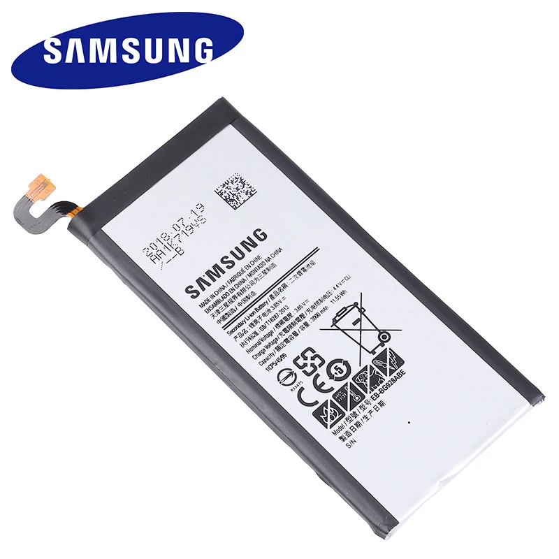 Оригинальный аккумулятор для Samsung GALAXY S6 edge Plus 3000 мАч G928P G928F G928V G9280 G9287 S6edge + с защитой от краев возможностью