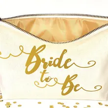 На заказ блестящие золотые свадебные Макияж Косметика холщовые сумки подарок на день Святого Валентина свадебные вечерние сумки с замком-молнией