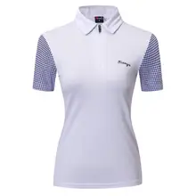 Новая спортивная одежда для гольфа Летняя женская футболка с короткими рукавами женская дышащая быстросохнущая спортивная рубашка для гольфа S-2XL