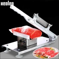 XEOLEO Meat slicer Frozen Meat machine Manual Vegetable Slicing machine Cut carrot/cucumber/potato/Lotus root Hand Mincer Cutter 1