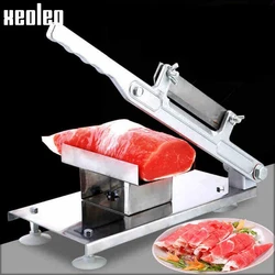 XEOLEO – machine à trancher la viande congelée, manuel, pour couper les légumes, couper les carottes, le concombre, les pommes de terre et les racines de Lotus 