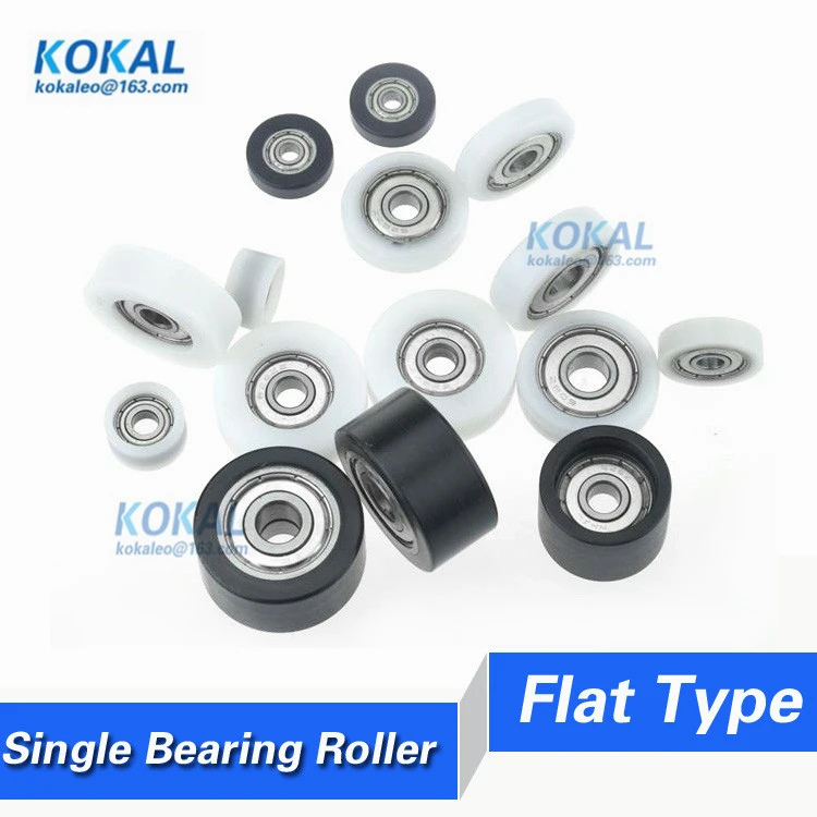 Free Shipping 10pcs High Quality Low Noise Ball Bearing Roller Wheel