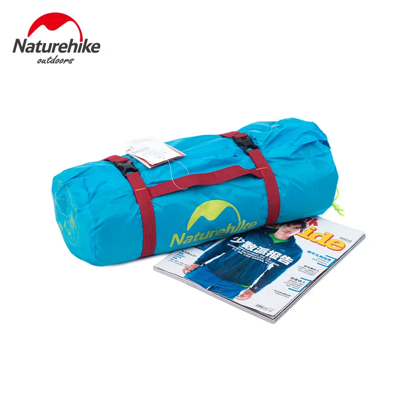 Naturehike Аутентичные 2 3 4 человек водонепроницаемый тиснение Кемпинг палатки альпинистские рюкзаки открытый тент с ковриком UPF50